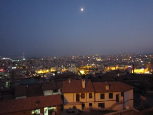 ③イスタンブール ブルーモスク夜景