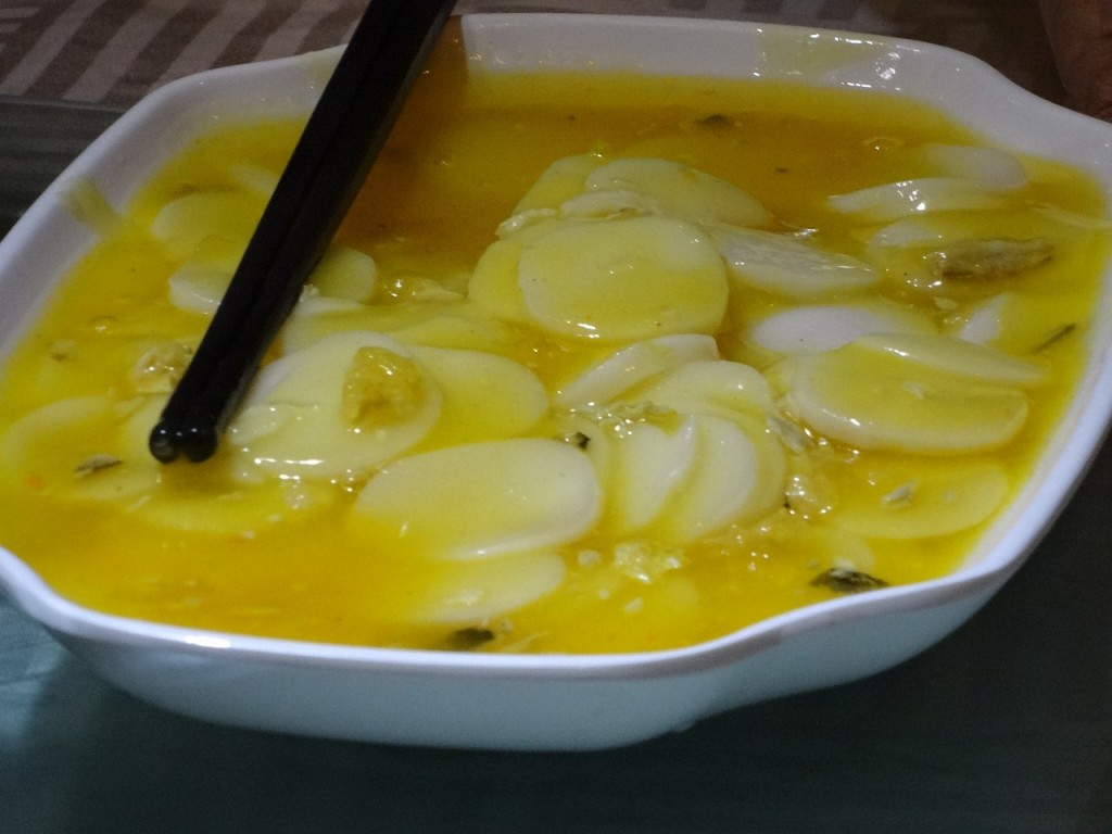 4-9上海蟹のフルコース   蟹スープ